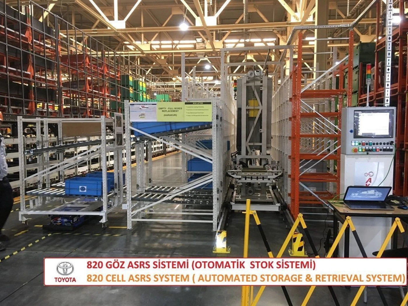 820 GÖZ AS/RS SİSTEMİ