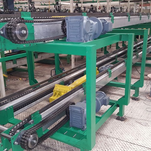 Zincirli Konveyörler-Akümülasyonlu Zincirli Konveyörler